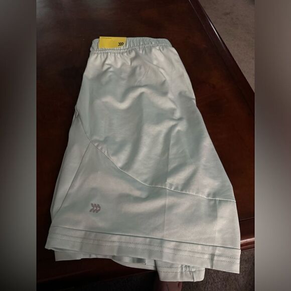 All in Motion Men's Mint 8.5''Athletic Drawstring Performance Mesh Shorts NWT M - Picture 2 of 7